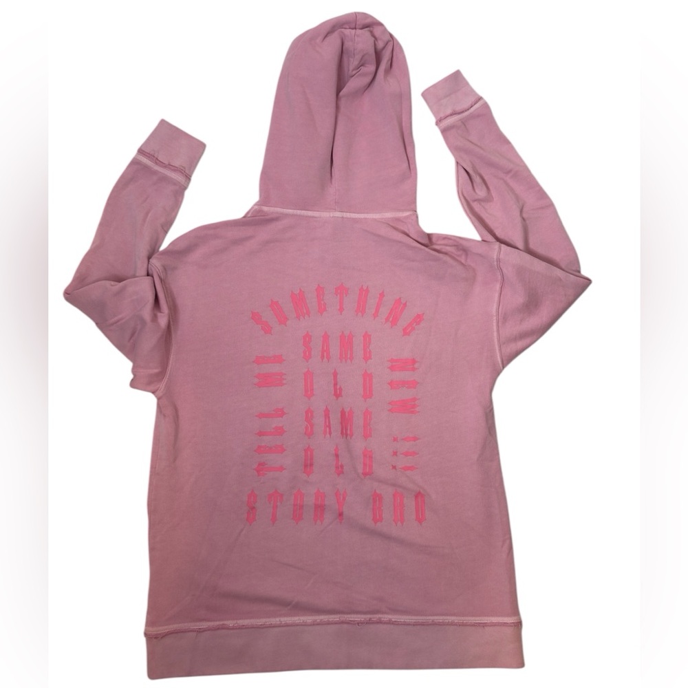 H&M Tell Me Something New Pink Hoodie, Size Small